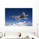 F-22 Raptor Flies around Wall Decal