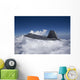 F-22 Raptor Flies around Wall Decal Design 1