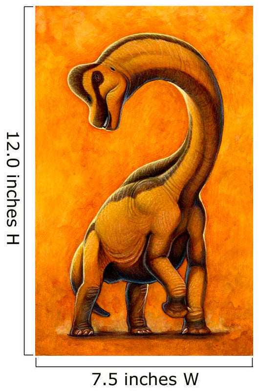 Sauroposeidon Genus Sauropod Dinosaur Wall Decal