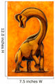 Sauroposeidon Genus Sauropod Dinosaur Wall Decal