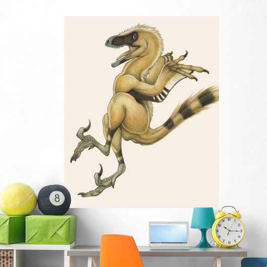 Bambiraptor Bird-like Dromaeosaurid Dinosaur Wall Decal