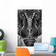Tyrannosaurus Rex Black and Wall Decal