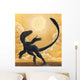 Deinonychus Antirrhopus Dancing Sun Wall Decal