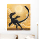 Deinonychus Antirrhopus Dancing Sun Wall Decal