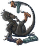 Playful Deinonychus Dinosaur Playing Wall Decal