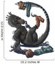 Playful Deinonychus Dinosaur Playing Wall Decal