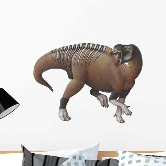 Muttaburrasaurus Dinosaur from Early Wall Decal
