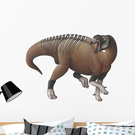 Muttaburrasaurus Dinosaur from Early Wall Decal