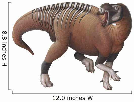 Muttaburrasaurus Dinosaur from Early Wall Decal