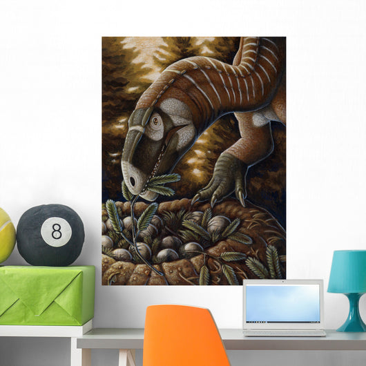 Plateosaurus Dinosaur Nest Wall Decal