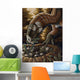 Plateosaurus Dinosaur Nest Wall Decal