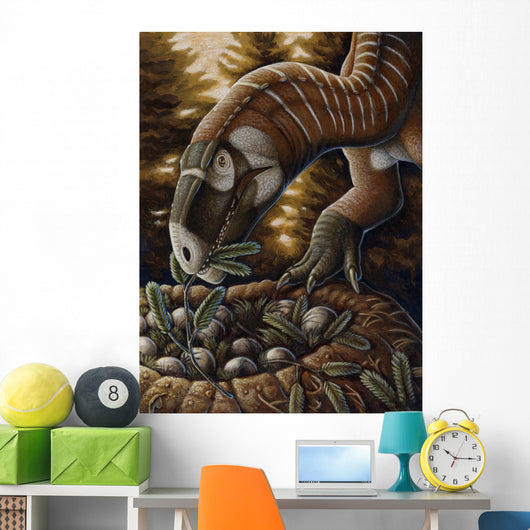 Plateosaurus Dinosaur Nest Wall Decal
