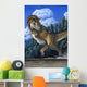 Tyrannosaurus Rex Running through Wall Decal Design 5