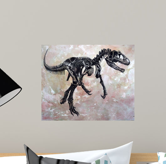 Allosaurus Dinosaur Skeleton Wall Decal