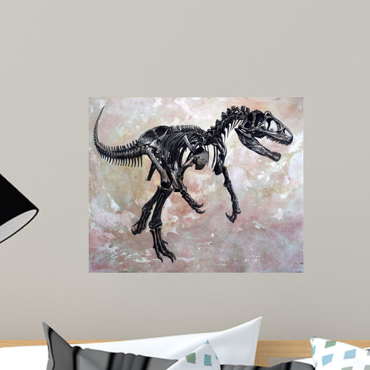 Allosaurus Dinosaur Skeleton Wall Decal