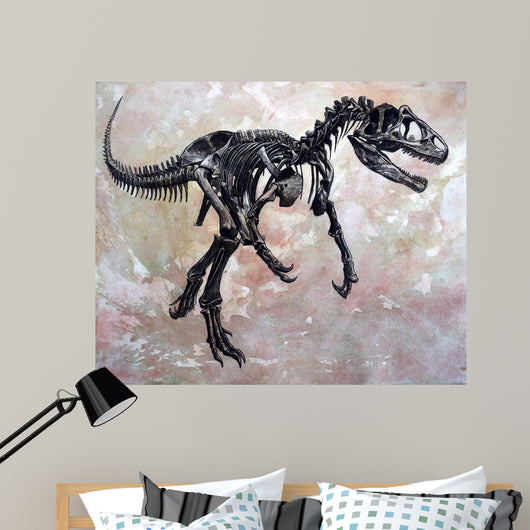 Allosaurus Dinosaur Skeleton Wall Decal