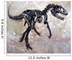 Allosaurus Dinosaur Skeleton Wall Decal
