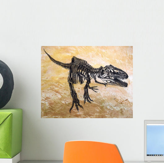 Giganotosaurus Dinosaur Skeleton Wall Decal