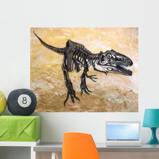 Giganotosaurus Dinosaur Skeleton Wall Decal