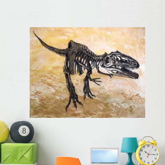 Giganotosaurus Dinosaur Skeleton Wall Decal