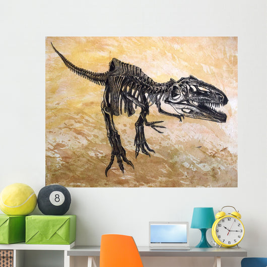 Giganotosaurus Dinosaur Skeleton Wall Decal