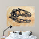 Allosaurus Dinosaur Skull Wall Decal