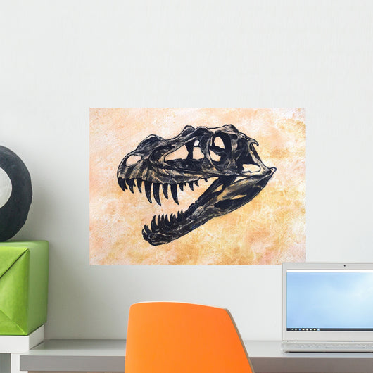 Ceratosaurus Dinosaur Skull Wall Decal