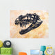 Ceratosaurus Dinosaur Skull Wall Decal