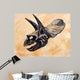 Triceratops Dinosaur Skull Wall Decal