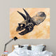 Triceratops Dinosaur Skull Wall Decal