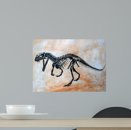 Ceratosaurus Dinosaur Skeleton Wall Decal