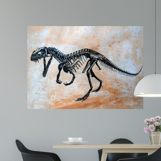 Ceratosaurus Dinosaur Skeleton Wall Decal