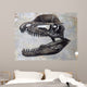 Dilophosaurus Dinosaur Skull Wall Decal