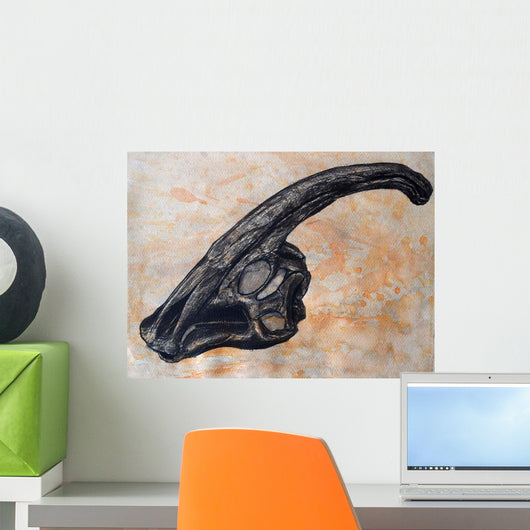 Parasaurolophus Walkerii Dinosaur Skull Wall Decal