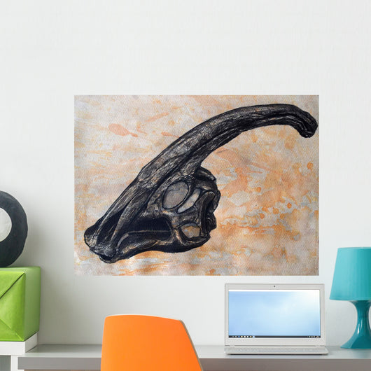 Parasaurolophus Walkerii Dinosaur Skull Wall Decal