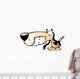 Cartoon Hound dog Wall Decal