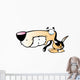 Cartoon Hound dog Wall Decal