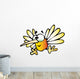 Cartoon Hummingbird Wall Decal