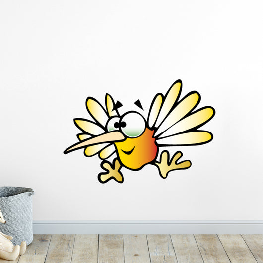 Cartoon Hummingbird Wall Decal
