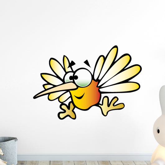 Cartoon Hummingbird Wall Decal