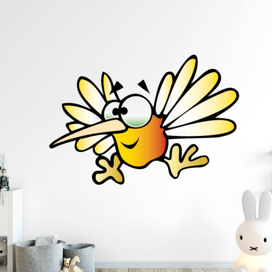 Cartoon Hummingbird Wall Decal