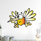 Cartoon Hummingbird Wall Decal