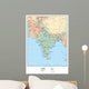 Political Map India Wall Decal