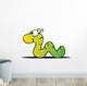 Cartoon Inchworm Wall Decal