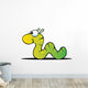 Cartoon Inchworm Wall Decal