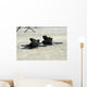 Helmet Shield and Baton Wall Decal