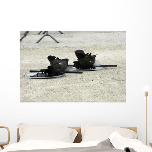 Helmet Shield and Baton Wall Decal