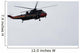 Sea King Helicopter Belgian Wall Decal Design 3