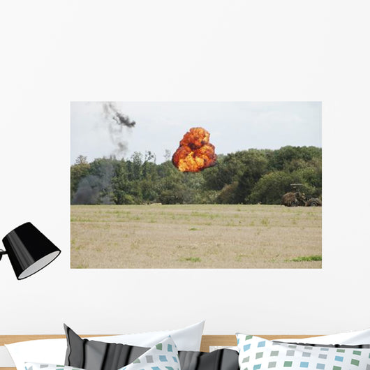 Belgian Paratroopers under Attack Wall Decal
