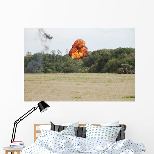 Belgian Paratroopers under Attack Wall Decal